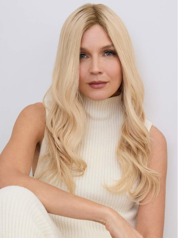 20" Lace Front Echt Menselijk Haar Pruiken Zonder Pony