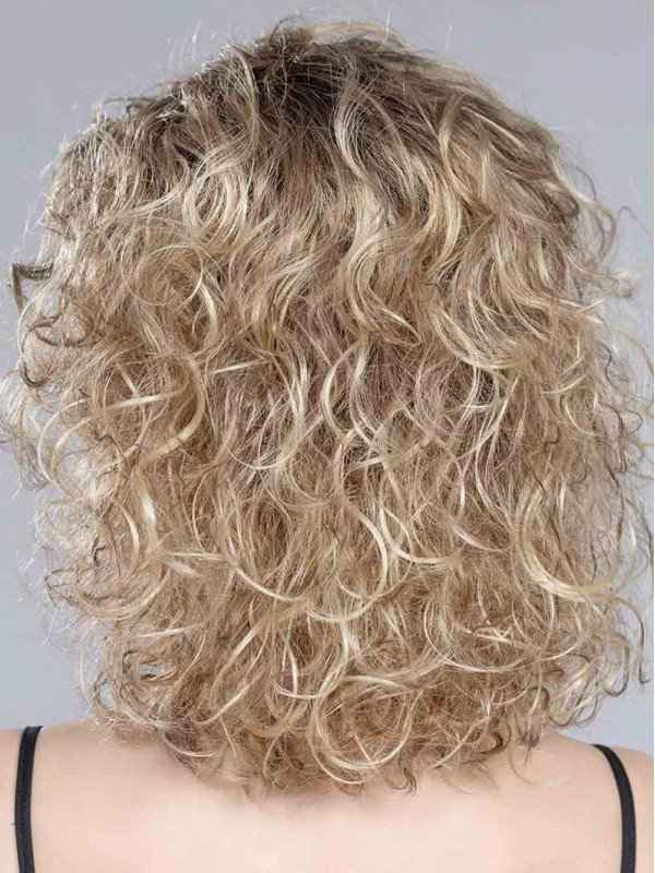 Schouderlengte Glamoureuze Krullen Capless Menselijk Haar Pruiken