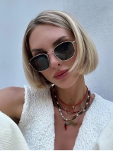 Korte Rechte Kant Voor 8" Blonde Bobs Pruiken