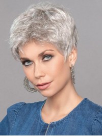 Lace Front Damespruiken 4" Boycuts Rechte Pruik