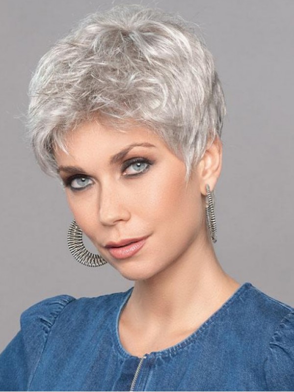 Lace Front Damespruiken 4" Boycuts Rechte Pruik