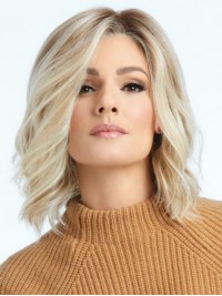 12" Elegante Golvende Synthetische Lace Front Pruik