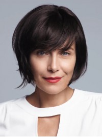 8" Rechte Bobs Synthetische Pruiken