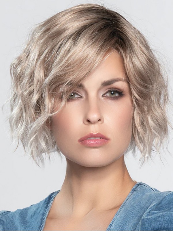 10" Golvende Synthetische Lace Front Pruik