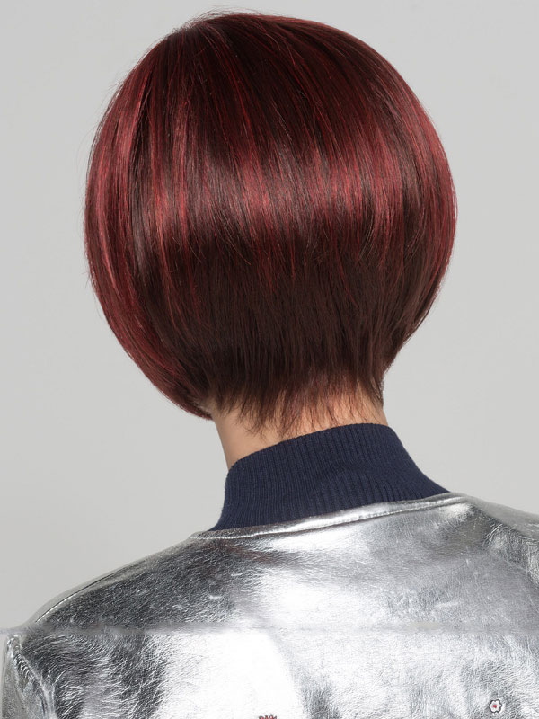 8 " Bob Zonder Kap Met Pony Beste Synthetische Pruiken