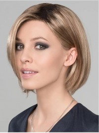 Beste Korte Bobs Ombre 10 " Synthetische Pruiken Met Kanten Voorkant