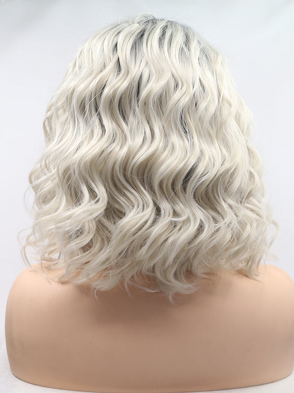 Korte Golvende 14" Ombre Zonder Pony Synthetische Pruiken