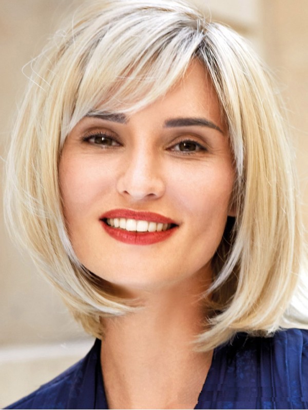 Beste Kanten Pruiken Blonde 12 " Rechte Synthetische Bobpruiken