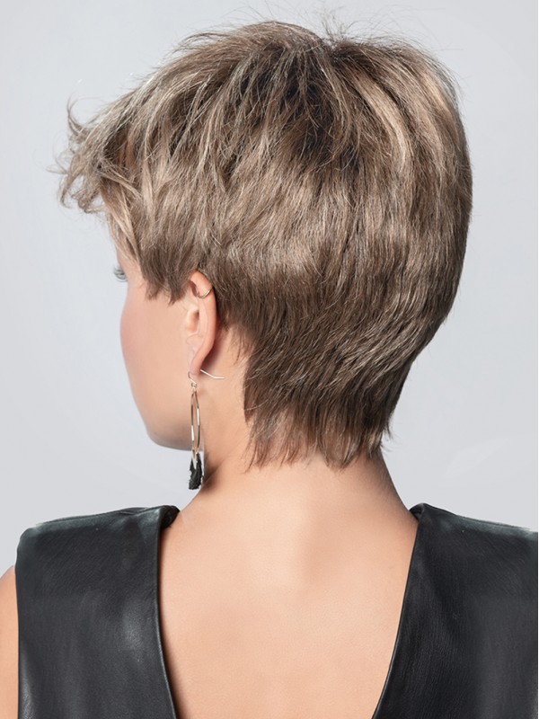 6" Trendy Rechte Synthetische Pruiken Met Pony