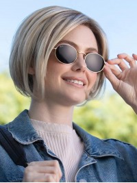 Populaire Korte Bob 8" Monofilament Pruiken