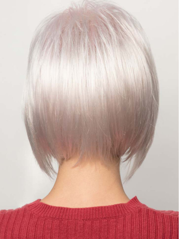 Korte Jazzy Bob Rechte Synthetische Capless Pruiken Met Pony