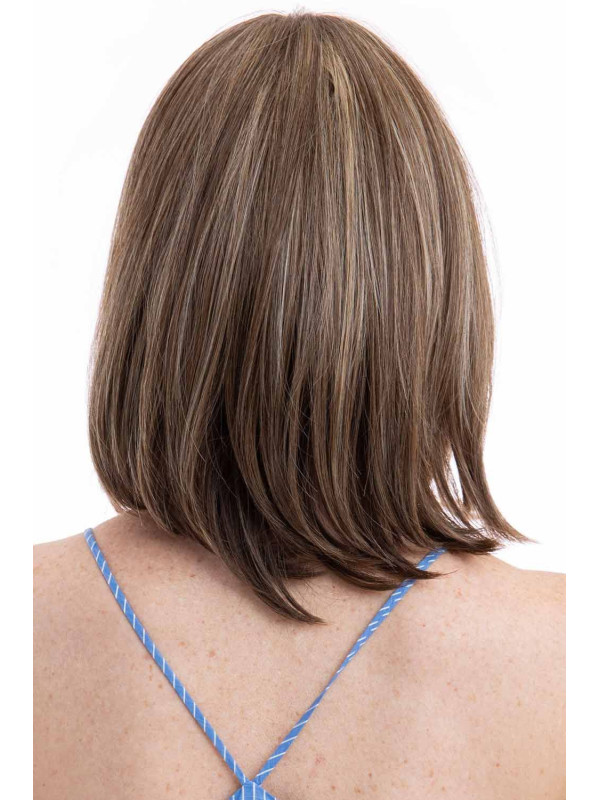 Rechte Pruiken Kinlengte 10" Kant Voor Synthetisch Haar