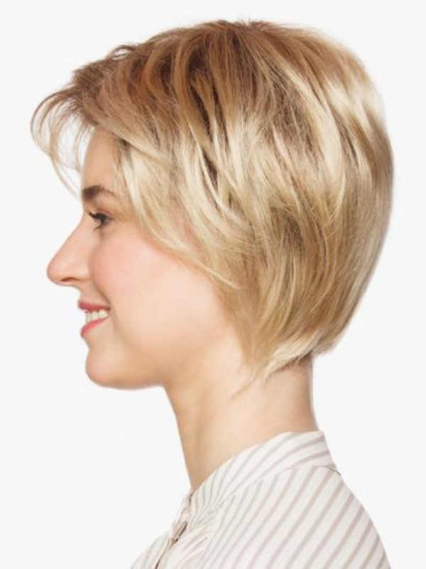 Korte Bobs 8" Steil Synthetisch Haar Pruiken