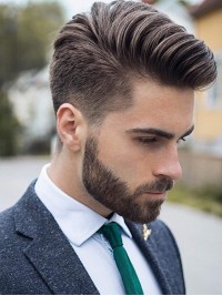 8 "x 10" Short Smooth Real Hair-Men-Toupet Mtoup201105