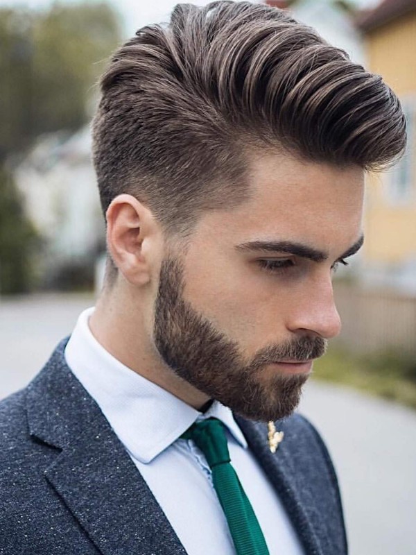 8 "x 10" Short Smooth Real Hair-Men-Toupet Mtoup201105