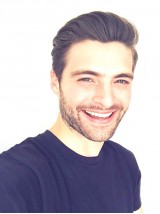 8 "x 10" Short Smooth Real Hair-Men-Toupet Mtoup201125