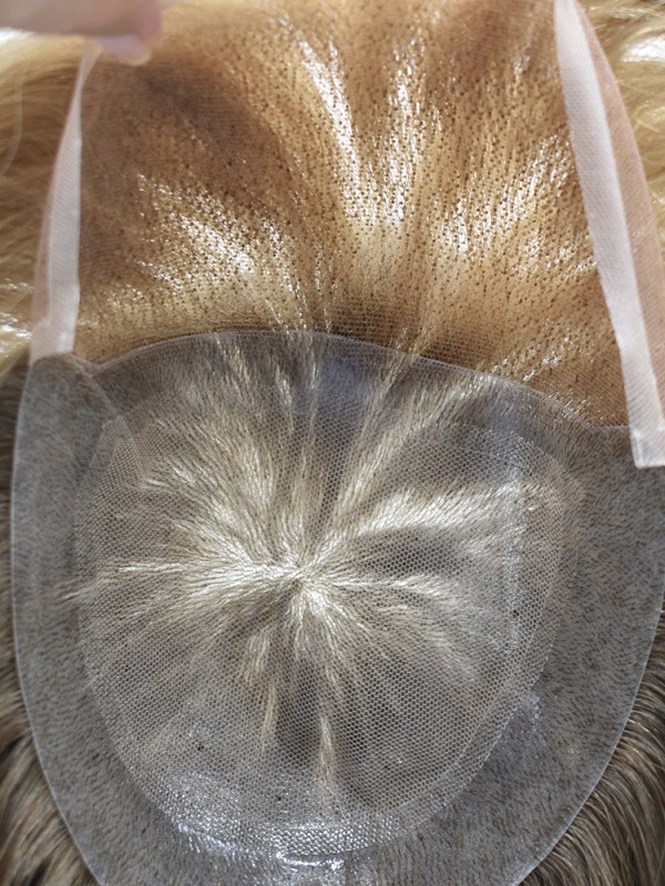 8 "X 10" Toupetje Voor Heren Haarsysteem Met Kant Voor Heren Ademende Herenpruiken Haarstukken Voor Heren