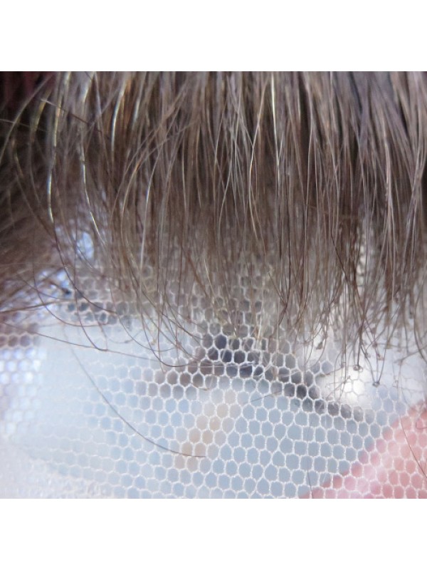 8 "X 10" Duits Net Met Pu En 1/4 Inch Gevouwen Net Voor Mensenhaarpruiken Voor Heren
