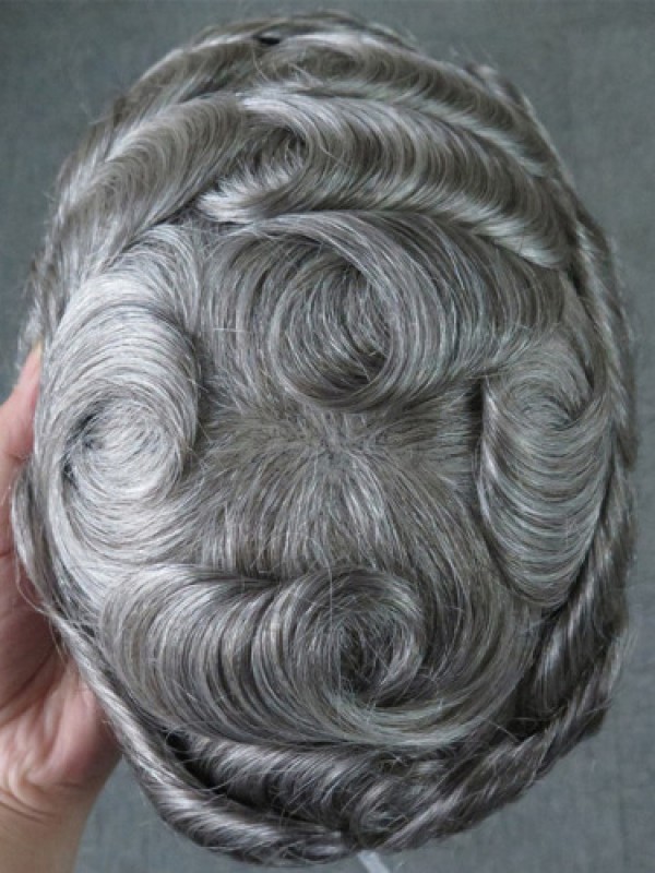 8 "X 10" Volledige Zwitserse Kanten Haarsystemen Met Dunne Huid Voor Dunner Wordend Haar