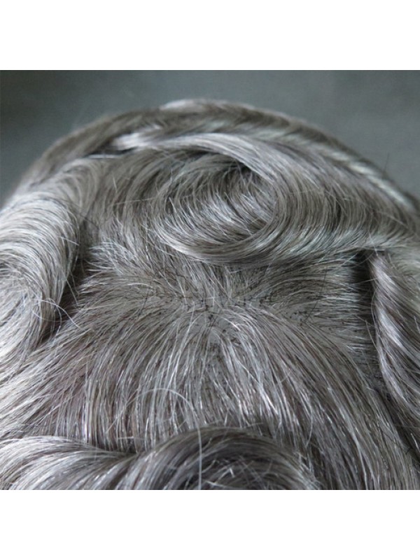 8 "X 10" Volledige Zwitserse Kanten Haarsystemen Met Dunne Huid Voor Dunner Wordend Haar