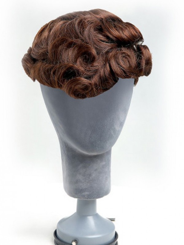 8 "X 10" Basis Van 100% Echt Haar Met Dunne Huid En Toupetje Met Veters Aan De Voorkant
