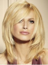 Hime Knippen Blonde Capless Remy Mensenhaar Pruiken