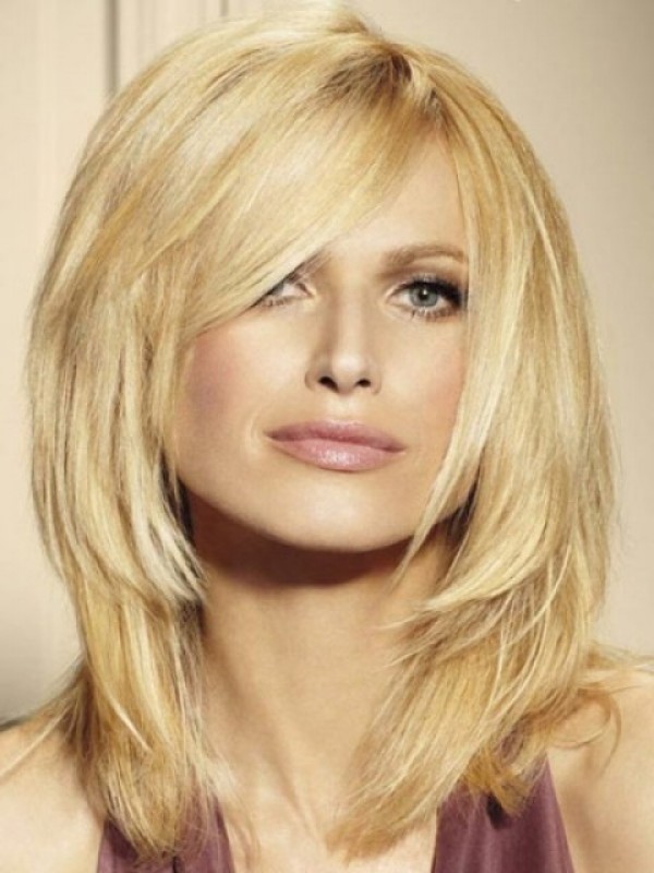 Hime Knippen Blonde Capless Remy Mensenhaar Pruiken