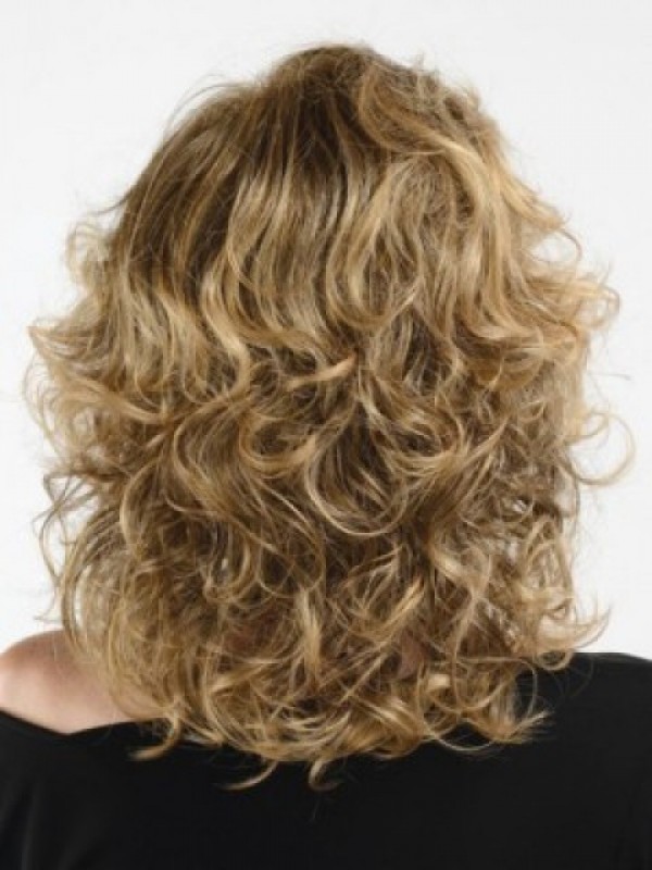 Blonde Pruiken Met Golvend Kapsel Zonder Kap 16 Inch