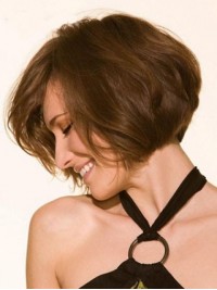 Kinlengte Menselijk Haar Rechte Lace Front Pruiken 8 Inches