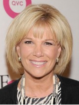 Joan Lunden Bob-Stijl Rechte Blonde Kaploze Pruiken Van Echt Haar Met Pony 10 Inch