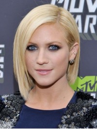 Bob Blonde Rechte Synthetische Pruiken