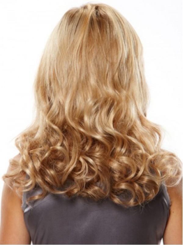 14 "Mensenhaar Golvend Haarstukje
