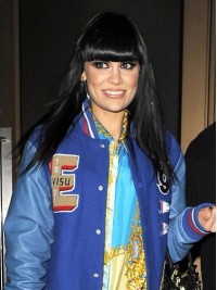 Jessie J Lange Rechte Pruiken Van Echt Haar Met Kant En Pony