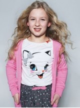Blonde Golvende Lange Kinderpruiken