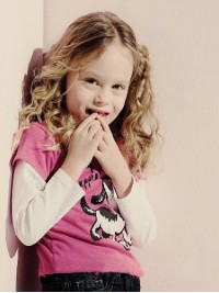 Kapsels Blonde Golvende Lange Kinderpruiken