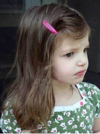 Bruine, Rechte, Pittige Kinderpruiken Met Kant