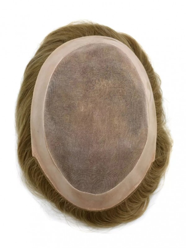 8 "X 10" Dunne Huid Toupet Voor Mannen Echt Menselijk Haarstukje