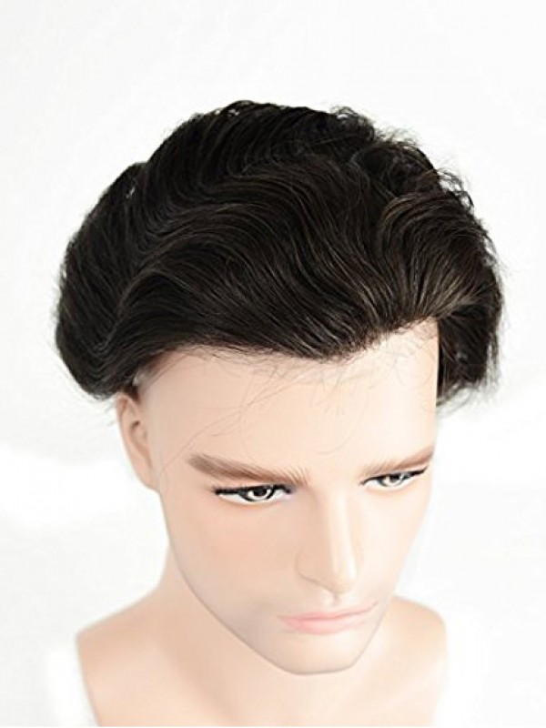 8 "X 10" Dunne Huid Toupet Voor Mannen Menselijk Haar