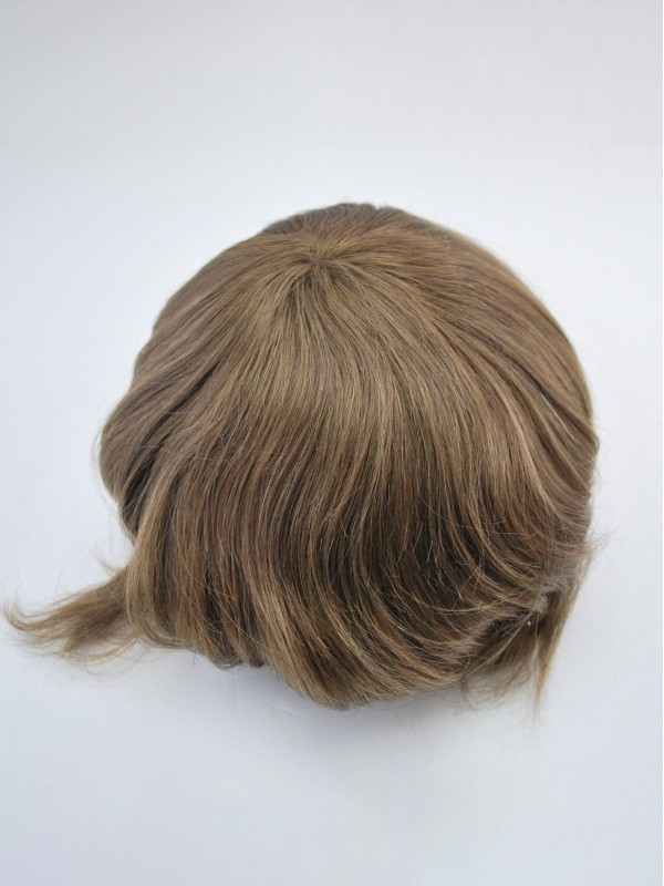 8 "X 10" Lichtbruin Haarstuk Voor Mannen