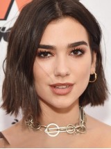 Centrale Scheiding Bob-Stijl Korte Rechte Lace Front Pruiken Van Echt Haar 10 Inch