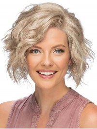 Betaalbare 8" Kort Lace Front Blond Klassiek Pruiken