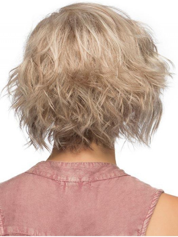 Betaalbare 8" Kort Lace Front Blond Klassiek Pruiken