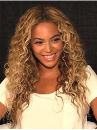 Bevallig Blonde Lang Beyonce Pruik 